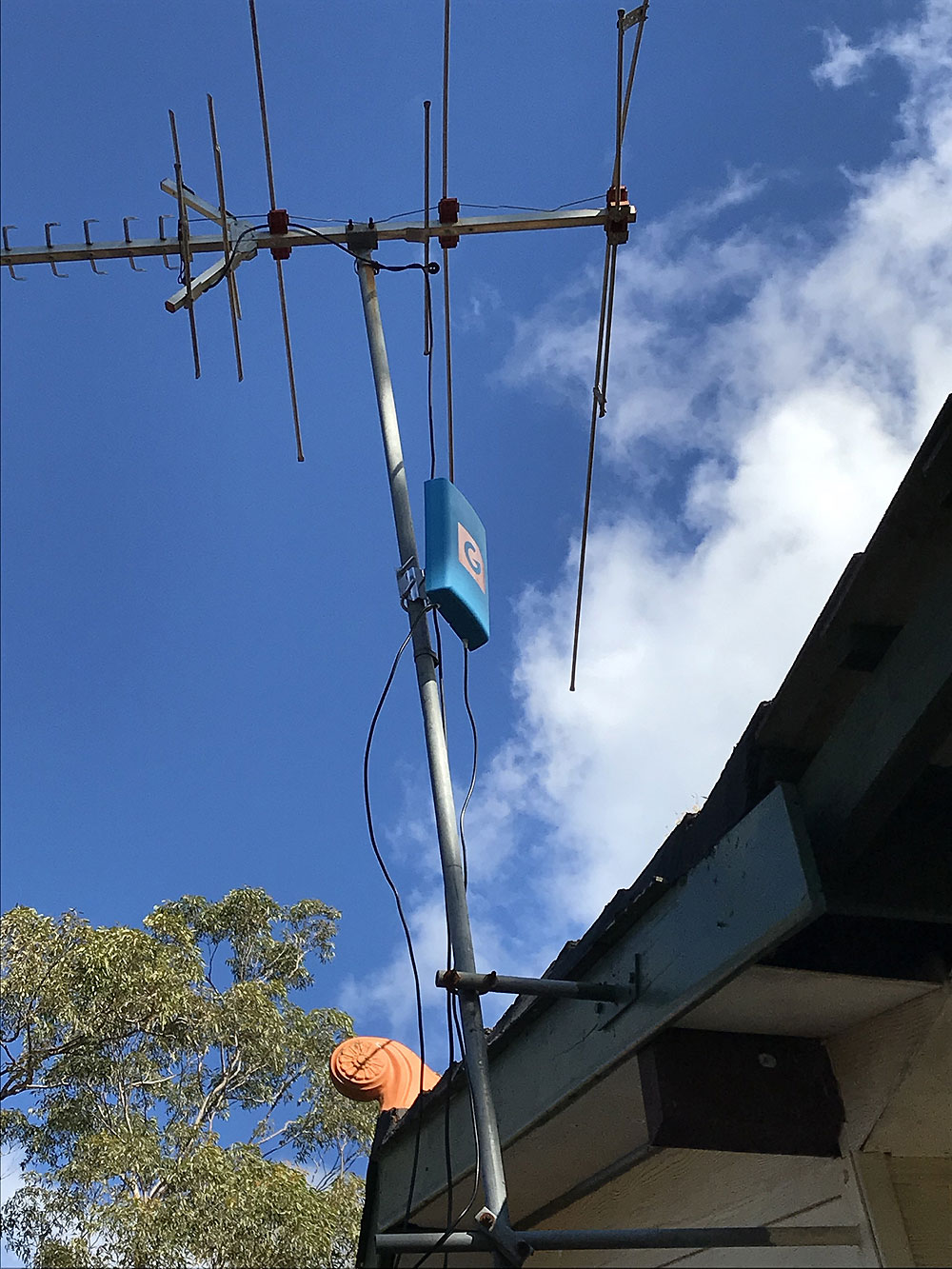 Optus 4G internet signal increase with True BlueG Spotter Antenna in the Blue Mountains NSW
